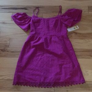 Pink Eyelet Dress